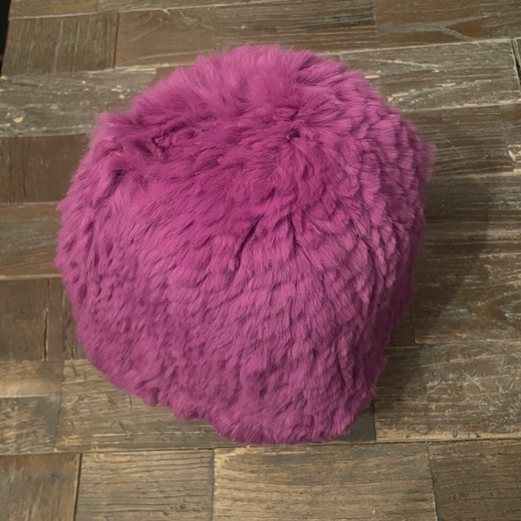 Adrienne Landau Dyed Rex Rabbit Fur Knit Beanie? main image 4